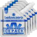 Below Zero Reusable Ice Packs for Coolers Long Lasting Cooler Ice Pack Blocks, Leak-Proof Freezer Packs for Camping, Lunch Boxes & Travel