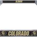 University of Colorado Buffaloes Metal License Plate Frame (Alumni (Chrome Frame))