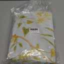 Rectangle Flower Table Cloth, Waterproof Vinyl Tablecloth, Table Linens, Plastic Tablecloths for Dinner, Kitchen and Parties, 60"x 84" (Green Leaf)