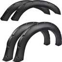 Fender Flares Compatible with Ford F250 F350 1999-2007 Super Duty (Not Fit Dually Models) Textured Black Wheel Cover Tire 4pcs F81Z16006AA FO1240208