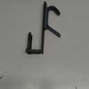 Officemate Double Coat Hooks for Cubicle Panels, Adjustable 1.25-3.5 Inch, Charcoal (22005) (Black)