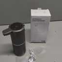 Automatic Liquid Soap Dispenser,4-Level Adjustable, Wall Mount,USB Rechargeable,12.8oz/ 380ml,Touchless Hand & Dish Soap Dispenser for Bathroom, Kitchen,Hotel, Restaurant (Metallic Grey Black)