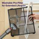 LEVOIT Air Purifier for Home Large Room Up to 1073Ft with Air Quality Monitor, AHAM VERIFIDE, Smart WiFi, Washable Pre-Filter, HEPA Sleep Mode for Pets, Allergies, Dust, Pollen, Vital 100S-P, White