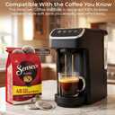 Coffee Machine Compatible with Senseo Pods Fast Brewing Single-Serve Coffee Maker with Rich Flavor Extraction, Crema Layer, Space-Saving Sleek Design, Barista-Quality Taste