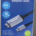 Philips Elite USB C To HDMI Cable 6 Ft