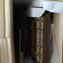 RUSTOWN Fluted Bathroom Wall Cabinet, Mid Century Modern Medicine Cabinet W/Adjustable Shelf & 2 Arched Doors, Over The Toilet Storage Cabinets for Laundry Room Kitchen Living Room, Dark Walnut