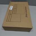 Square Lampshades Set of 2, Linen Lampshades L12.6"x W6.7" x H8.07" High, Easy Assembly Replacement Fabric Shades for Table Lamps Floor Lamps, Beige Color, Spider Fitter