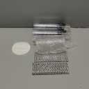 Teenyyou 50 Pcs 12 oz Disposable Plastic Cups with Straws, Lids and Leakproof Paper Clear Birthday Party Cups Supplies Birthday Table Decorations(Monster Truck, Black, White)