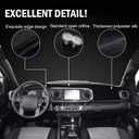 Dash Cover for Toyota Tacoma Accessories 2016-2022 2023 Dashboard Cover Mat Center Console Dash Mat Carpet Sunshield Protector Pad Custom Fit, Black Trim