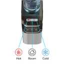Brio Essential Series Top Loading Water Cooler Dispenser - Tri Temp Dispense, Child Safety Lock, Holds 3 or 5 Gallon Bottles - UL/Energy Star Approved