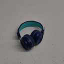 iClever BTH03 Kids Bluetooth Headphones, Colorful LED Lights, 35H Playtime, Bluetooth 5.4, Type C Fast Charging, Safe Volume, Stereo Sound Mic, On Ear Kids Wireless Headphones for iPad Airplane, Blue