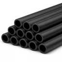 Pangda 12 Pcs Carbon Fiber Rod 6 x 4 x 1000mm Rod Black Round 6mm Hollow Matte Pole Tubing for Rc Airplane Repair DIY Craft Kite Model Remote-Controlled Airplanes Drones Project