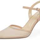 Closed Toe Heels for Women Pointed Toe Slingback Strappy Stiletto High Heels Womens Pumps Wedding Dress Shoes 6