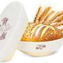 Banneton Sourdough Proofing Basket Kit,10"Round & 11"Oval Proofing Basket with Liners & Covers,Bread Baking Supplies for Home or Professional Sourdough Bakers Baking Tool