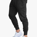 No Brand, Men's Slim Joggers Workout Pants for Gym Running and Bodybuilding Athletic Bottom Sweatpants with Deep Pockets, Size M