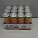 ZOA Zero Sugar Energy Drinks, Mango Splash - Sugar Free with Electrolytes, Healthy Vitamin C, Amino Acids, Essential B-Vitamins, and Caffeine from Green Tea - 12 Fl Oz (12-Pack) (EXP 10/13/26)