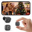 Hidden Camera,Mini Small Camera,HD Security WiFi Wireless Cameras SD Card Storage & App Control,Wireless Surveillance with Magnetic Mount,Motion Detection for Indoor 2 Pcs