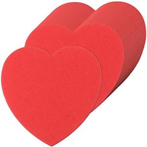 360 Pcs Heart Cutouts Paper Hearts, Valentine's Day Red Heart Creative Cut-Outs Paper Heart Shapes Die Cuts for Kids Classroom Art Craft Projects, Day Holiday Decorations