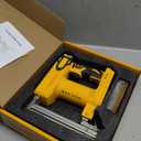 BROVR 18 Gauge Brad Nailer & Stapler for Dewalt 20V Battery (Not Included), 2 in 1 Cordless Nail Dispenser/Staple Dispenser with 2000 Nails for Woodworking, Drives up to 1-1/4in Nails & Crown 7/8in Staples (Yellow)