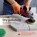 BGTEC 4 Inch Dry Diamond Polishing Pads Set,8 Pieces Pads Kit Grit 3000 for Granite Marble Stone Quartz Tiles Concrete Floor Edges Countertop Polishing