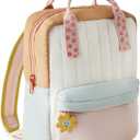 Mini Toddler Backpacks for Girls 2-4 - Cute Sunflower Flower Hanging Colored Small Diaper Bag and Preschool Bookbag