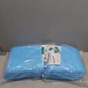 MED PRIDE Disposable Chux Pads 23in X 36in, Super Absorbent Bed Pads for Incontinence, Underpads for Adults, Kids, Pets (50 Count (Pack of 1) Blue/White)