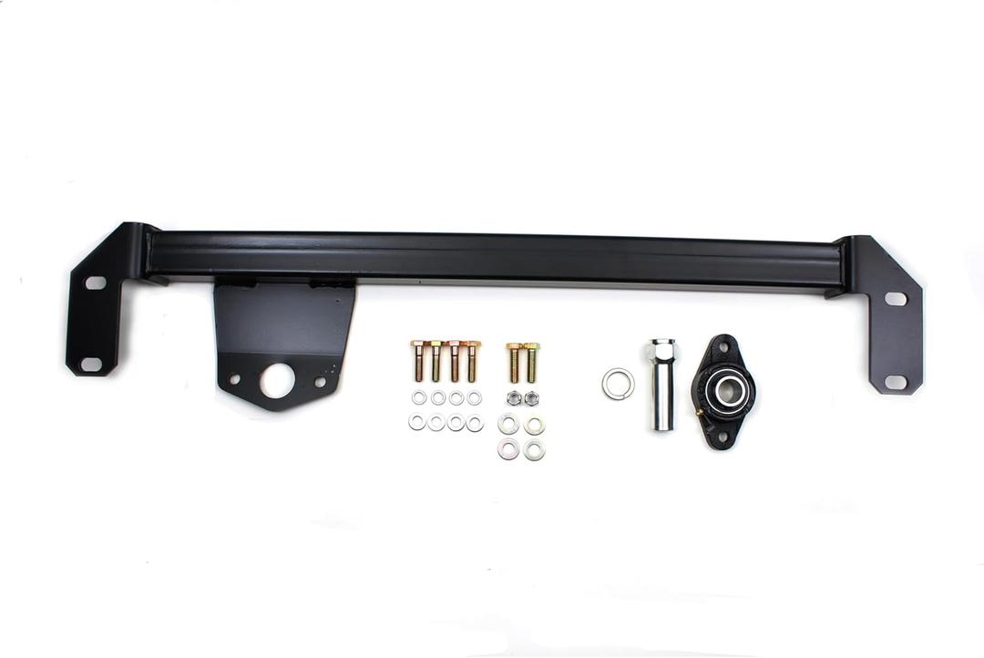 Steering Stabilizer Bar Compatible with fits Dodge Ram 1500 2500 3500 4WD 4X4 2003-2008 Gear Box Support Brace Kit