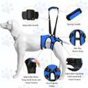 LIANZIMAU Dog Sling for Large Dogs Adjustable Hind Leg Support Lift Harness Senior Canine Mobility Aid Carrier for Back Legs Walking Rehabilitation
