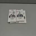 4 x MERVF Long Press on Nails Square Fake Nails Black Glue on Nails Starry Sky Colored Cloud Design Squoval Acrylic Nails for Women Glossy 24pcs