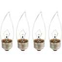 Philips DuraMax 40-Watt BA9 Bent Tip Candle Incandescent Light Bulbs