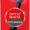 Colgate Optic White Pro-Series Whitening Battery Operated Toothbrush with Timer, Soft, Black (1 Count (Pack of 1))