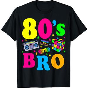80s Themed Party 80s Costume 80's Party Tee T-Shirt, Size XL