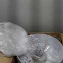 20" Gold Fandelier Ceiling Fans with Lights, Crystal Boho Chandelier Ceiling Fan with Light Remote Control, 6-Speed for Bedroom, Living Room, Nursery (White)