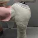 JoJoPooNy Ride on Unicorn Toys for Girls, Ride on Horse Riding Pony for Children 3-6 Years Old, Rideable Plush Walking Horse Animal with Wheels