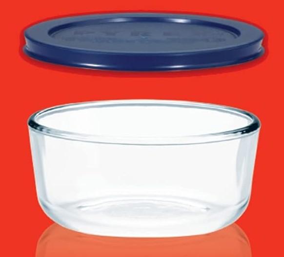 Pyrex Simply Store (2-Pack) Glass Food Storage Containers Set, (2, 4 & 7 Cup) Meal Prep Containers With Plastic BPA-Free Lids, Dishwasher & Microwave Safe