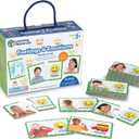 Learning Resources Feelings & Emotions Puzzle Cards, 48 Pieces, Ages 3+, Social Skills, speech therapy materials, Social Emotional Learning Toys and Games for Kids (Medium)