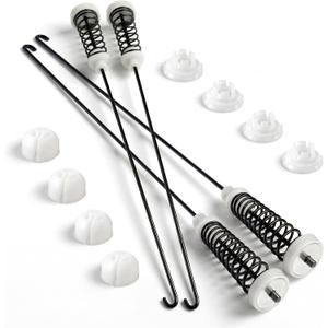 W10780045 Washer Suspension Rod Kit 26.7" Replacement Parts Washer for Whirlpool Amana Kenmore Fits NTW4516FW3 WTW4816FW2 RTW4516FW2 Replaces AP5971396 W10537442 W10622030