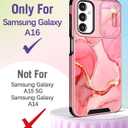Buleens for Samsung Galaxy A16 5G Phone Case - with Ring Stand & Camera Cover Aesthetic Cute Designed for Women Girls Pretty Girly Fashion Teens for Samsung A16 5G Cases Compatible with Magsafe