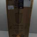 Mueller Janska M-Resin Heavy Duty Tall Planter, Indoor/Outdoor Grande Plant, Tree, Flower Pot, 2-Piece Set, 24, Modern Design, Built-in Drainage, Dark Gray (24 x 11.5")