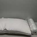 Premium Pillows King Size Set of 2, Fluffy and Supportive 7D Down Alternative Bed Pillows, Luxury Soft Hotel Quality Gusseted Pillow for Side Back Stomach Sleepers, Relief Neck Head and Shoulder Pain (White)