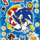 Sonic The Hedgehog Display Figures Set - Party Favors Bundle with 5 Figurines Including Sonic, Amy, Tails Cake Toppers and More Plus Stickers