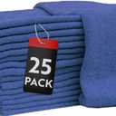 Nabob Wipers Auto Mechanic Shop Towels 25 Pack Bulk Shop Rags 100% Cotton Size 14"x14" Commercial Grade (25 Pack, Blue)