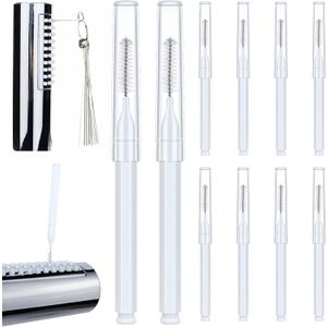 10 x Shower Head Cleaning Brushes, Anti Clogging Cleaner Brush Shower Nozzle Clog Tools Showr Head Nozzle Picks Small Showerhead Cleaner Brush for Small Holes Gaps Nozzles Crevices Jewelry Cleaning 20PCS