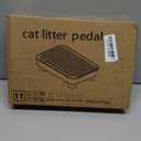 Self-Cleaning Litter Box Step  Removable Top, Waterproof & Non-Slip Kitty Litter Catcher Tray, Anti-Tracking Cat Litter Box Mat for Easy Cleaning and Floor Protection