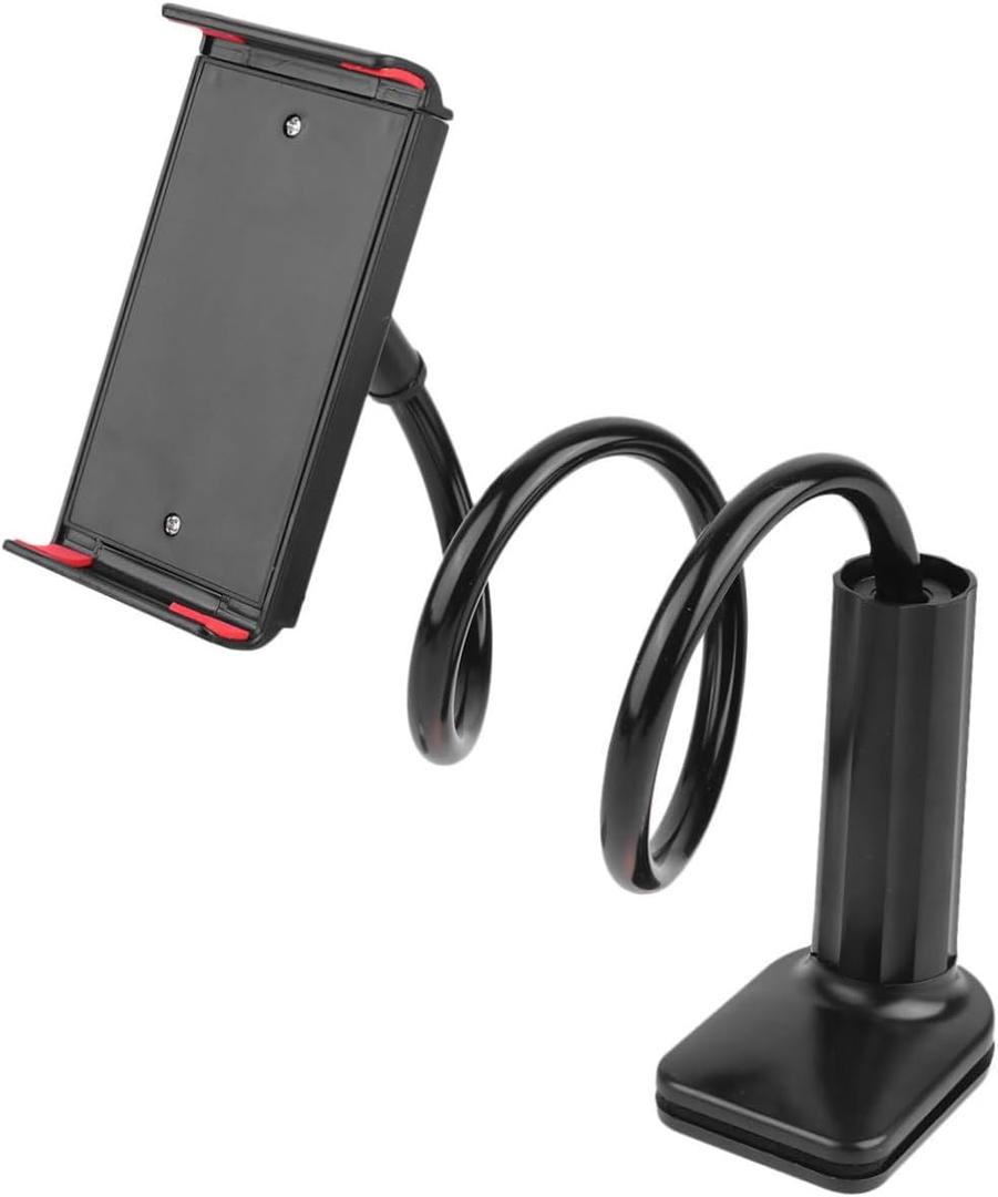 360Degree Rotatable Guitar Phone Stand Plastic Clip Holder for Home Use Skid Design Supports and Devices for Music and Video Enjoyment Black