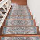 OJIA Non-Slip Stair Treads for Wooden Steps 30"x8" Indoor Stair Runner 15PCS Residue-Free Rubber Backed Carpet Stair Treads Staircase Step Treads Stair Rugs Mats for Kids and Dogs, Beige