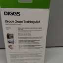 Diggs Groov Crate Training Aid for Puppies and Nervous Dogs Calming Lick Mat for Crate Training & Separation Puppy Enrichment Toy with Freezer Shell BPA-Free (Ice)