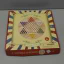 Gothink Chinese Checkers Board Game Toy for Adults Seniors Kids, 11.5 inches Classic Wooden Checkers Game Set, 66 Wooden Pegs in 6 Bright Colors, Fun Family Board Games for All Ages