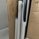 Regalo Safety 29-38.5" Baby Gate for Doorways & Bottom of Stairs, Pressure Mounted Baby Gate with Door for Babies, Toddlers & Pets, Tested & Safe for 30 Years, American Designed, American Owned, White