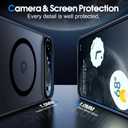 JAME for Google Pixel 9 Pro XL, [Compatible with Magsafe] Slim Fit Pixel 9 Pro XL Cover Translucent Matte with Protective Camera Bezel Anti-Slip, Black(MagSafe)